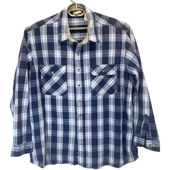 Field & Stream Shirts Field And Stream Mens Shirt 2xlt Blue Plaid
